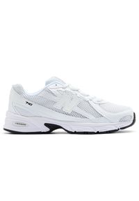 Buty unisex New Balance U740WW2 – białe. Kolor: biały. Materiał: materiał, syntetyk. Szerokość cholewki: normalna. Sezon: lato. Sport: turystyka piesza