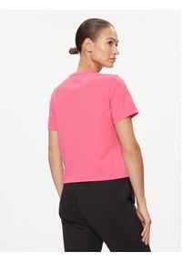 Tommy Jeans T-Shirt Badge DW0DW17391 Różowy Boxy Fit. Kolor: różowy. Materiał: syntetyk #5