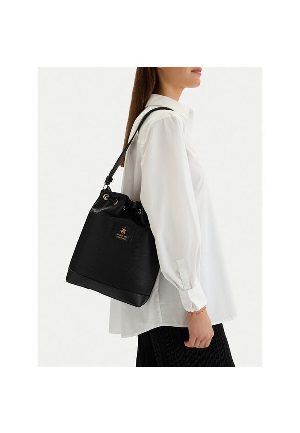 Torebka Beverly Hills Polo Club. Kolor: czarny