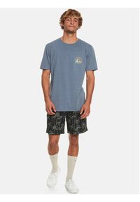 Quiksilver T-Shirt Cleancircle Tees EQYZT07491 Niebieski Regular Fit. Kolor: niebieski. Materiał: bawełna