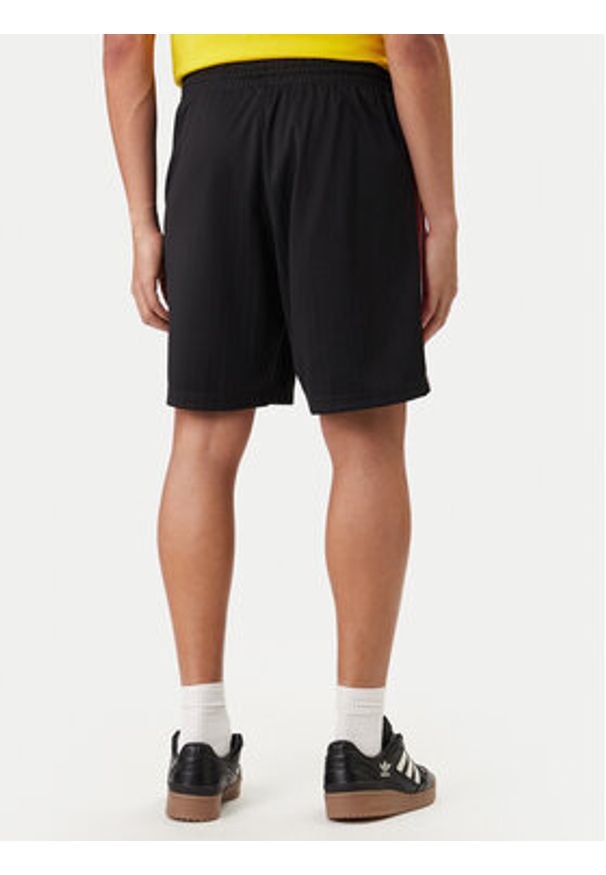 Adidas - adidas Szorty sportowe Firebird Engineered Stripes KS5505 Czarny Regular Fit. Kolor: czarny. Materiał: syntetyk. Styl: sportowy