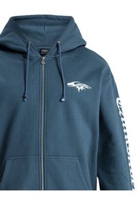 Quiksilver Bluza Old English EQYFT05156 Niebieski Oversize. Kolor: niebieski. Materiał: bawełna #2