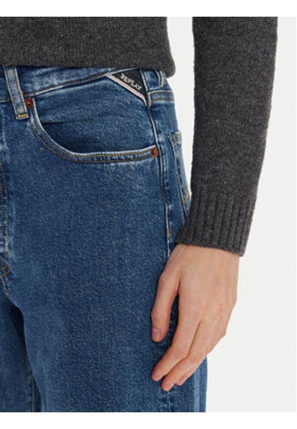 Replay - REPLAY Jeansy W9Z1 .000.759 53D Niebieski Straight Fit. Kolor: niebieski