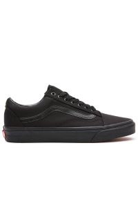 Buty Vans U Old Skool VN000D3HBKA1 - czarne. Okazja: na co dzień. Zapięcie: sznurówki. Kolor: czarny. Materiał: materiał, guma. Szerokość cholewki: normalna. Model: Vans Old Skool #1