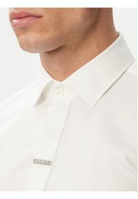 Hugo - HUGO Koszula Kenno 50566215 Biały Slim Fit. Kolor: biały. Materiał: bawełna #5
