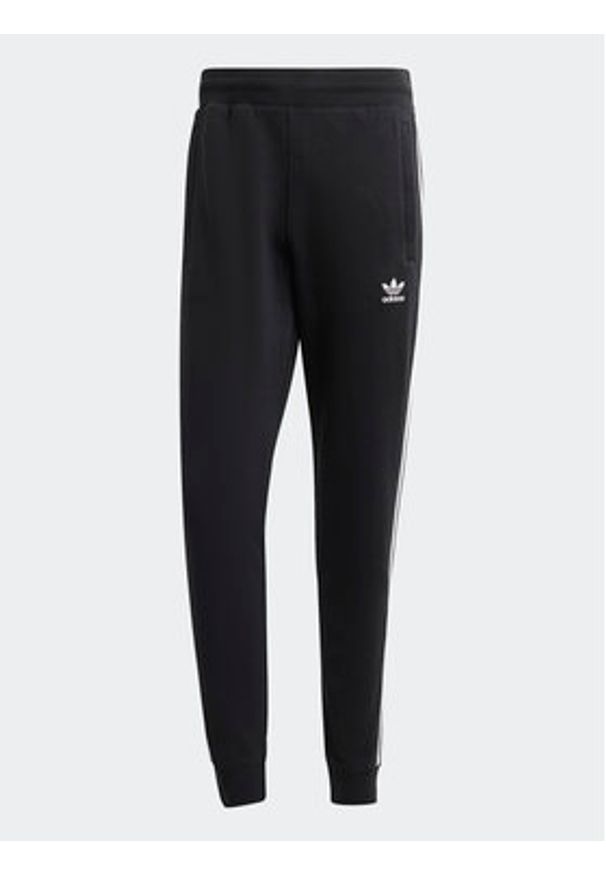 Adidas - adidas Spodnie dresowe adicolor 3-Stripes IU2353 Czarny Slim Fit. Kolor: czarny. Materiał: bawełna