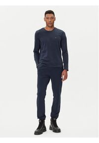 Aeronautica Militare Spodnie dresowe 252PF0872UF00459 Granatowy Regular Fit. Kolor: niebieski. Materiał: bawełna #2