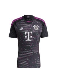 Adidas - Koszulka FC Bayern 23/24 Away. Kolor: czarny, różowy, wielokolorowy #2