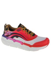 skechers - Buty do biegania damskie Skechers Max Cushioning Elite Kansai Yamamoto. Zapięcie: sznurówki. Kolor: czerwony, wielokolorowy. Materiał: syntetyk, materiał. Szerokość cholewki: normalna