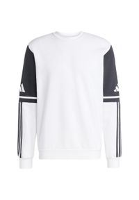 Adidas - Bluza męska adidas Squadra 25 Sweat Crew. Kolor: biały, wielokolorowy, czarny