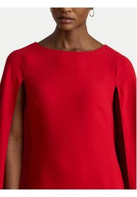 Lauren Ralph Lauren - LAUREN RALPH LAUREN Sukienka koktajlowa 253980921004 Czerwony Slim Fit. Kolor: czerwony. Materiał: syntetyk. Styl: wizytowy #4
