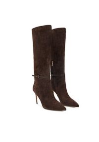 Marciano Guess Kozaki 5BGZ46 7419A Brązowy. Kolor: brązowy. Materiał: skóra, zamsz #5