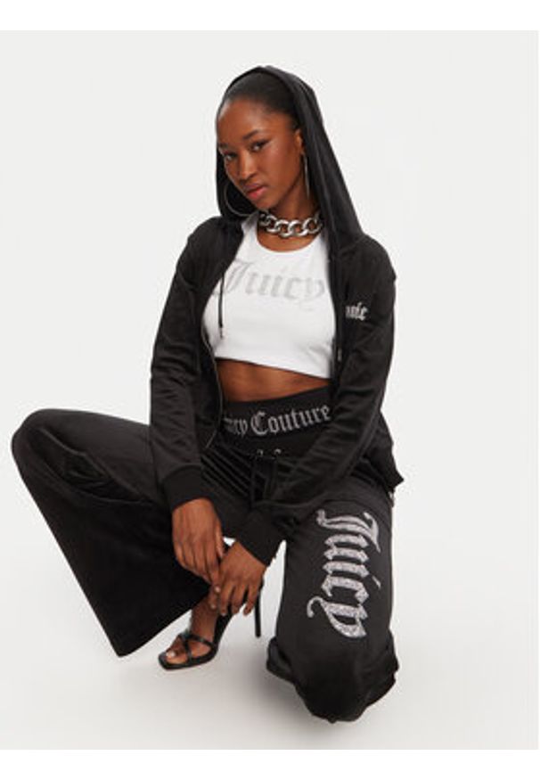 Juicy Couture Sandały HY1500-2 Czarny. Kolor: czarny. Materiał: syntetyk, materiał