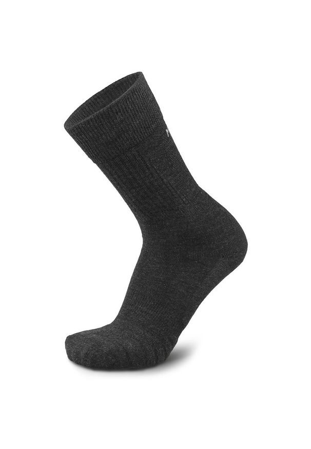 MEINDL - Skarpety trekkingowe damskie z wełną merino Meindl MT7 Lady. Kolor: szary. Materiał: wełna