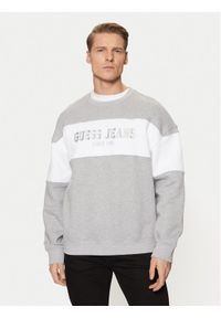 Guess Jeans Bluza M4BQ39 K9V31 Szary Regular Fit. Kolor: szary. Materiał: bawełna #1