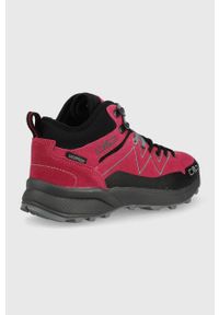 CMP buty Kaleepso Mid damskie kolor różowy. Zapięcie: sznurówki. Kolor: różowy. Materiał: guma, tworzywo sztuczne. Styl: klasyczny