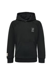 Bluza dziecięca z kapturem Hummel. Typ kołnierza: kaptur. Kolor: czarny. Sport: joga i pilates #1