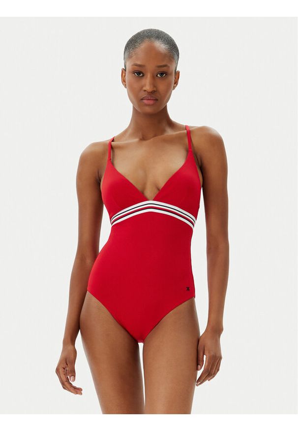 TOMMY HILFIGER - Tommy Hilfiger Strój kąpielowy UW0UW05847 Czerwony. Kolor: czerwony. Materiał: syntetyk