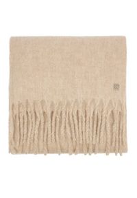 Calvin Klein Szalik Emblem Brushed LV04D8069G Beżowy. Kolor: beżowy. Materiał: poliester #3