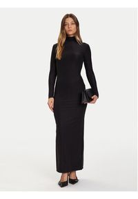 Guess Sukienka codzienna O5BK02 KCDE0 Czarny Slim Fit. Okazja: na co dzień. Kolor: czarny. Materiał: syntetyk. Typ sukienki: proste. Styl: casual #4