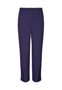 Vero Moda Spodnie materiałowe 10293210 Granatowy Straight Fit. Kolor: niebieski. Materiał: syntetyk #4
