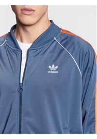 Adidas - adidas Bluza Tricot Sst Track HI3003 Niebieski Regular Fit. Kolor: niebieski. Materiał: syntetyk #4