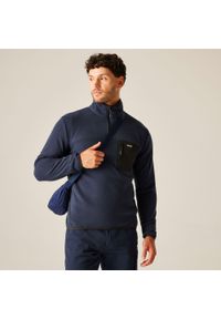 Regatta - Frankie Half Zip Męski polar turystyczny. Kolor: niebieski. Materiał: polar. Sport: turystyka piesza #1