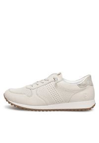Remonte Sneakersy D3100-60 Beżowy. Kolor: beżowy. Materiał: skóra #8