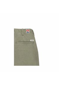 Wrangler - WRANGLER CASEY JONES CHINO DAMSKIE SPODNIE MATERIAŁOWE DUSTY OLIVE W24GBIX45 112141255. Materiał: materiał