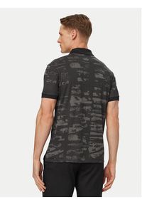 BOSS Polo Active Repeat 50558583 Czarny Slim Fit. Typ kołnierza: polo. Kolor: czarny. Materiał: syntetyk #3