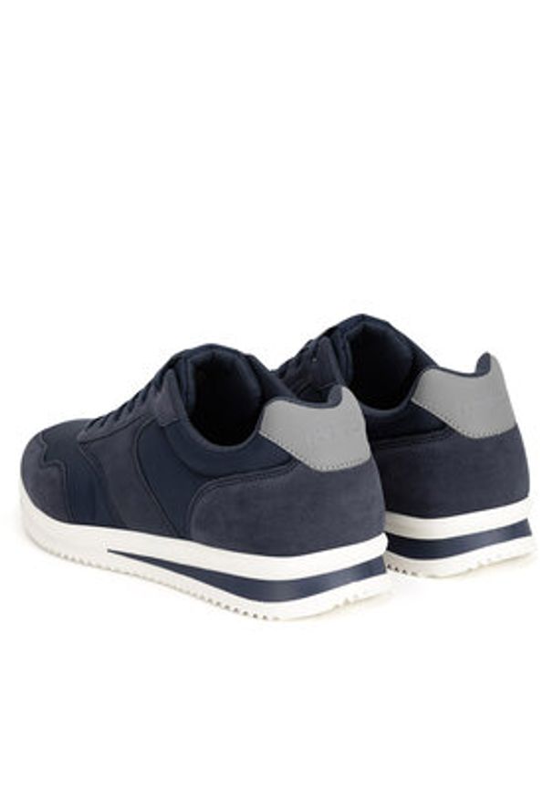 Nautica Sneakersy S25C090A-1 Granatowy. Kolor: niebieski. Materiał: materiał, syntetyk