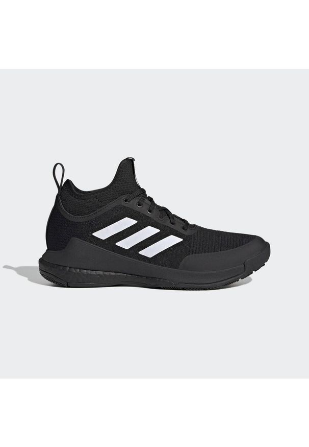 Buty do siatkówki dla dorosłych Adidas Crazyflight Mid Shoes. Kolor: czarny, szary, biały, wielokolorowy. Materiał: materiał. Sport: siatkówka