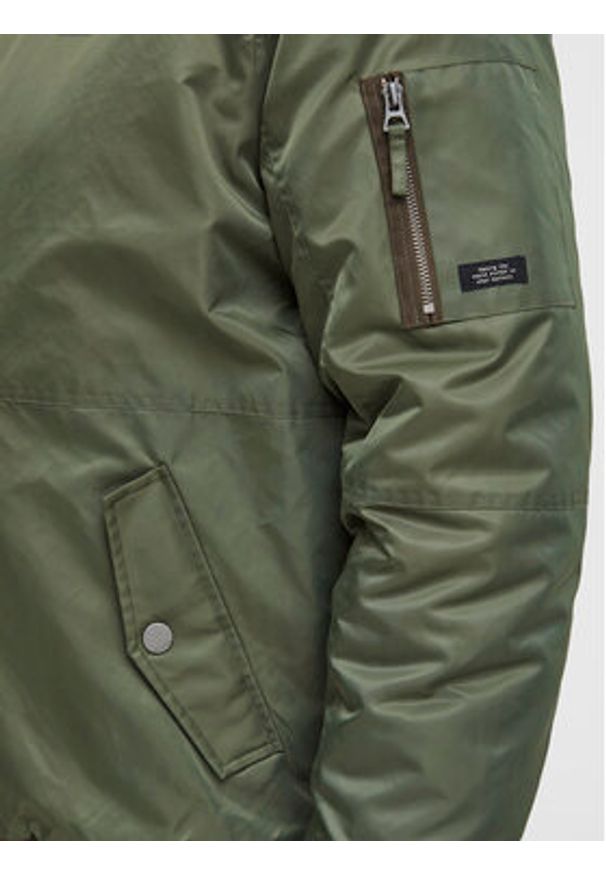 Blend Kurtka bomber 20715952 Zielony Regular Fit. Kolor: zielony. Materiał: syntetyk