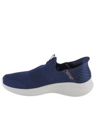 skechers - Buty sportowe Sneakersy męskie, Skechers Ultra Flex 3.0 Smooth Step. Kolor: niebieski. Sport: turystyka piesza