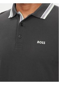 BOSS - Boss Polo Paddy 50469055 Szary Regular Fit. Typ kołnierza: polo. Kolor: szary. Materiał: bawełna