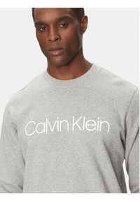 Calvin Klein Bluza Logo K10K104059 Szary Regular Fit. Kolor: szary. Materiał: bawełna #6