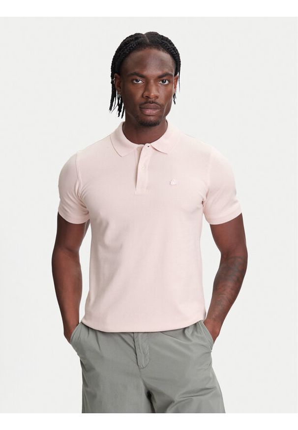 United Colors of Benetton - United Colors Of Benetton Polo 3WG9U301Z Różowy Slim Fit. Typ kołnierza: polo. Kolor: różowy. Materiał: bawełna