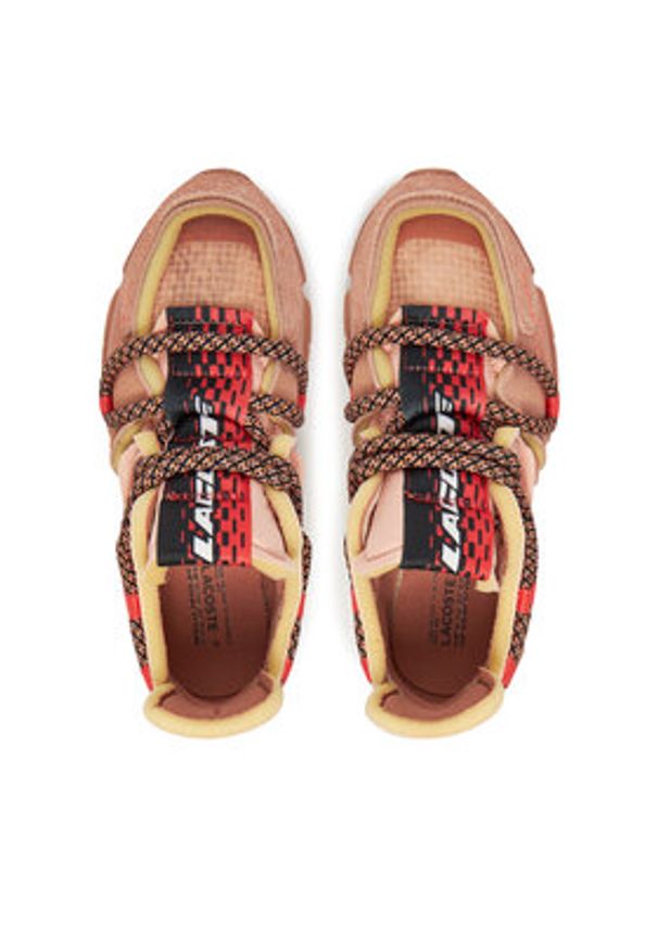 Lacoste Sneakersy 7-49SFA0014 Różowy. Kolor: różowy. Materiał: skóra