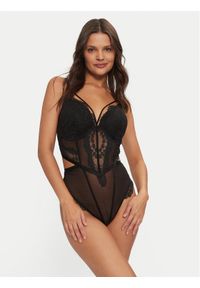 Hunkemöller Body Daisy 206242 Czarny. Kolor: czarny. Materiał: syntetyk