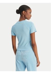 Juicy Couture T-Shirt Baby JCWCT126317 Błękitny Slim Fit. Kolor: niebieski #2
