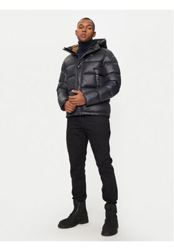 Blauer Kurtka puchowa 24WBLUC03028 Czarny Regular Fit. Kolor: czarny. Materiał: syntetyk