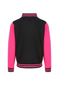 AWDIS - Kurtka Unisex Varsity Dla Dorosłych Z Polibawełny. Kolor: wielokolorowy, różowy, czarny