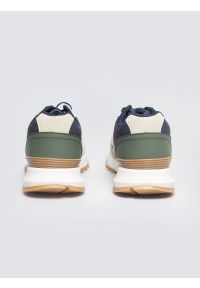 Big-Star - Sneakersy męskie granatowe TT174197 403. Okazja: na co dzień. Nosek buta: okrągły. Zapięcie: sznurówki. Kolor: niebieski. Materiał: jeans, syntetyk, materiał. Wzór: aplikacja #7