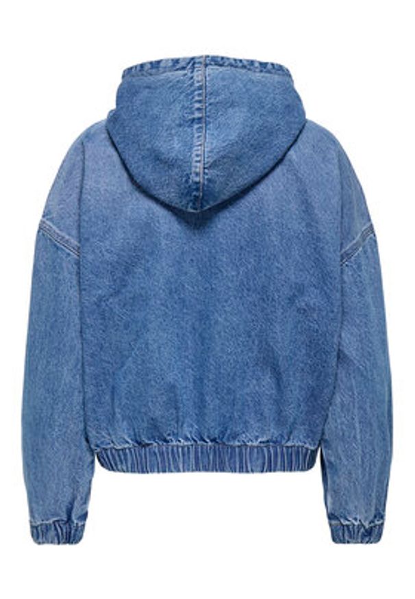 only - ONLY Kurtka jeansowa Kenzie 15356696 Niebieski Regular Fit. Kolor: niebieski. Materiał: bawełna
