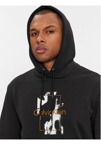 Calvin Klein Bluza Camo Logo K10K112258 Czarny Regular Fit. Kolor: czarny. Materiał: bawełna #4