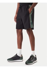EA7 Emporio Armani Szorty sportowe 7M001501 AF12660 UC001 Czarny Regular Fit. Kolor: czarny. Materiał: syntetyk. Styl: sportowy #1