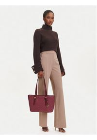 MICHAEL Michael Kors Torebka Quinn 30T5GQNT2V Bordowy. Kolor: czerwony. Materiał: skórzane #5