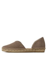 Manebi Espadryle Side Flats K 1.9 O0 Brązowy. Kolor: brązowy. Materiał: zamsz, skóra #6