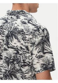 TOMMY HILFIGER - Tommy Hilfiger Koszula Vacation MW0MW38587 Granatowy Regular Fit. Kolor: niebieski. Materiał: len #3