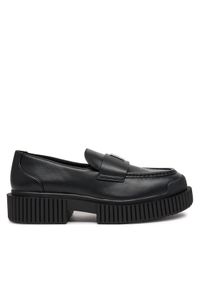 Armani Exchange Loafersy XDA006 XV874 00002 Czarny. Kolor: czarny. Materiał: skóra